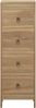 vidaXL Kommode 40 x 30 x 100 cm Massivholz Teak [340741] Bild 2
