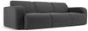 Micadoni Sofa Molino 3-Sitzer Boucle Dunkelgrau Bild 2