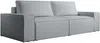 Vente-unique - AMELIA Sofa Stoff Grau - B 102 cm x H 85 cm x L 257 cm Bild 3
