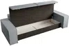 Vente-unique - AMELIA Sofa Stoff Grau - B 102 cm x H 85 cm x L 257 cm Bild 5