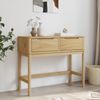 Konsolentisch, Beistelltisch, Konsole FLORO Wachsbraun 89,5x36,5x73cm Massivholz Kiefer Bild 3