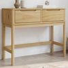 Konsolentisch, Beistelltisch, Konsole FLORO Wachsbraun 89,5x36,5x73cm Massivholz Kiefer Bild 2