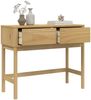 Konsolentisch, Beistelltisch, Konsole FLORO Wachsbraun 89,5x36,5x73cm Massivholz Kiefer Bild 4