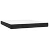 vidaXL Boxspringbett mit Matratze Schwarz 180x200 cm Samt 3141499 Bild 5