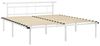 vidaXL Bettgestell Weiß Metall 180x200 cm [324836] Bild 2