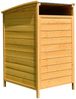 Mülltonnenverkleidung Braun Einzelbox 2x 120L oder 240L Gartenbox Zinkdach Holz Bild 5