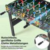 2 in 1 Mini Kickertisch mit abnehmbaren Beinen für Tischplatte Fußballtisch mit 2 Bällen Schwarz Bild 4