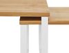 Songmics Gewürzregal, 2er Set, Küchenregal, Küchen-Organizer, erweiterbar, Gewürzhalter, stapelbar, aus Metall und Holzwerkstoff, weiß-naturfarben Bild 5