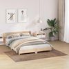 vidaXL Anti-Rutsch Shaggy Teppich Braun 140 x 200 cm PP 4019793 Bild 2