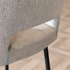 Bronx71 Barhocker Inga mit Armlehne recycelter Stoff taupe 78 cm Bild 5