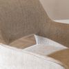 Bronx71 Barhocker Inga mit Armlehne recycelter Stoff taupe 78 cm Bild 4