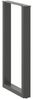 vidaXL Bartischbeine U-Form 2 Stk. Anthrazit 40x(90-91) cm Stahl 4013218 Bild 3