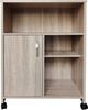 HTI-Living Hochschrank Küchenschrank auf Rollen Sonoma Blanca (Stück, 1-St, 1 Schrank) Mehrzweckschrank Anrichte Bild 2