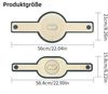 FOUORTUNATE-BEE Backmatte 2er-Set Silikon-Backmatten mit langem Griff, (2-tlg), Backunterlagen für Brot, Gebäck und vielseitiges Backen Bild 2