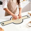 FOUORTUNATE-BEE Backmatte 2er-Set Silikon-Backmatten mit langem Griff, (2-tlg), Backunterlagen für Brot, Gebäck und vielseitiges Backen Bild 3