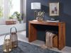 Wohnling Konsolentisch Massivholz Design Konsole Schreibtisch 115x40 cm sheesham Bild 5