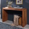 Wohnling Konsolentisch Massivholz Design Konsole Schreibtisch 115x40 cm sheesham Bild 3