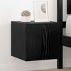 vidaXL TV-Wandschrank mit LED Schwarz Eichen-Optik 30,5 x 35 x 30 cm 893639 Bild 4