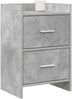 vidaXL Nachttische Betongrau 40 x 30 x 60 cm Holzwerkstoff 8010969 Bild 2