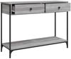 vidaXL Konsolentisch Grau Sonoma 100x34,5x75 cm Holzwerkstoff 834173 Bild 5