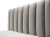 Micadoni Bett Kelp Samt Bluvel Hellgrau 160x200 Bild 5