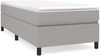 vidaXL Boxspringbett mit Matratze Hellgrau 100x200 cm Stoff 3144399 Bild 2
