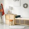 Relaxdays Bambus Sitzhocker mit Stauraum Bild 3