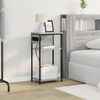 vidaXL Nachttisch Graues Sonoma 41 x 28 x 76 cm Holzwerkstoff 859578 Bild 5