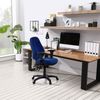 hjh OFFICE Profi Bürostuhl ZENIT PRO Stoff, Verstellbare Sitzhöhe, Mit Armlehne, Blau Bild 2
