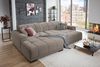 Wohnlandschaft >Puppet< Kopfteilverstellung, Sitzverstellung, taupe - 301x113x195cm (BxHxT) Bild 3