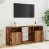 vidaXL TV-Schrank mit LED-Leuchten Altholz-Optik 120x30x50 cm 856351 Bild 3