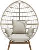 Primaster Loungesessel Stahl Salo inkl. Kissen beige Bild 4