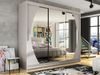 Kleiderschrank Aston V (Farbe: Cashmere / Spiegel, ohne Beleuchtung) Bild 2