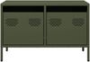 vidaXL TV-Schrank Olivgrün 68x39x43,5 cm Kaltgewalzter Stahl 851236 Bild 4