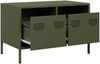 vidaXL TV-Schrank Olivgrün 68x39x43,5 cm Kaltgewalzter Stahl 851236 Bild 5
