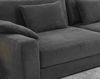 Big-Sofa 290 cm breit Federkern Lounge Couch extratief Cordbezug in Dunkelgrau Bild 4