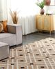 Teppich Jute beige schwarz 200 x 300 cm geometrisches Muster Kurzflor ESENCIK Bild 3