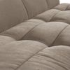 Esszimmerbank Cluster - Bouclé-Stoff warmes Taupe, 164 cm, mit Rückenlehne Bild 3