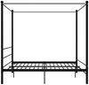 vidaXL Himmelbett Schwarz Metall 180x200 cm 325066 Bild 3