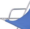 vidaXL Liegestühle 2 Stk. Stahl Blau 42935 Bild 5