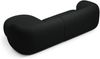 Micadoni Ecksofa Kate 3-Sitzer Rechts Boucle Schwarz Bild 3