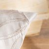 Kissen von Lysel - beige Blätterzweige Cabilao 38x38, reines Polyester Dekokissen Bild 2