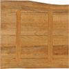 Tischplatte mit Baumkante, Massivholz Mango, 60 x 60 x 2,5 cm Bild 5