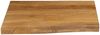 Tischplatte mit Baumkante, Massivholz Mango, 60 x 60 x 2,5 cm Bild 3