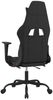 Gaming-Stuhl mit Fußstütze Schwarz und Rot Stoff, Drehbar [3143731] Bild 5