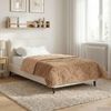 vidaXL Ganzjahresbettdecke Gepolstert Taupe 135 x 200 cm 42026277 Bild 5
