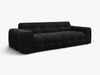 Micadoni Sofa Kendal 4-Sitzer Samt Magic Velvet Schwarz Bild 2