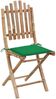vidaXL 5-tlg. Garten-Essgruppe mit Kissen Klappbar Bambus 3063965 Bild 3