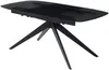 Vente-unique - LEGRIO Esstisch Glas Schwarz - B 90 cm x H 76 cm x L 240 cm180 cm Bild 5