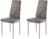 loft24 Esszimmerstuhl Kiko (2er-Set), mit strapazierfähigem Microfaser Bezug, Sitzhöhe 48 cm Bild 4